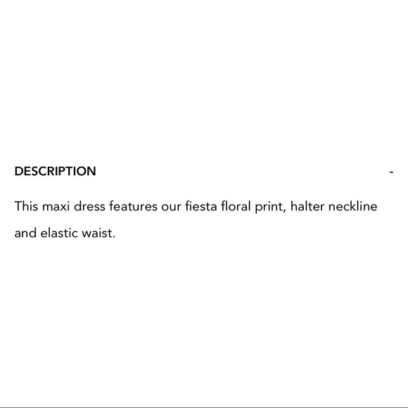 Bella Dahl Fiesta Floral Halter Maxi Dress - Picture 6 of 6